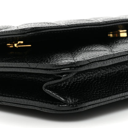 Chanel Caviar Quilted Wallet on Chain WOC Black 11 of 11