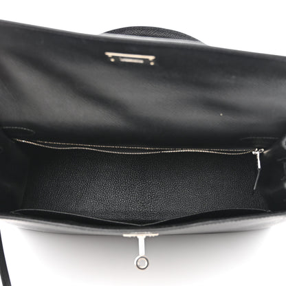 Hermes Epsom Kelly Sellier 32 Black 5 of 11