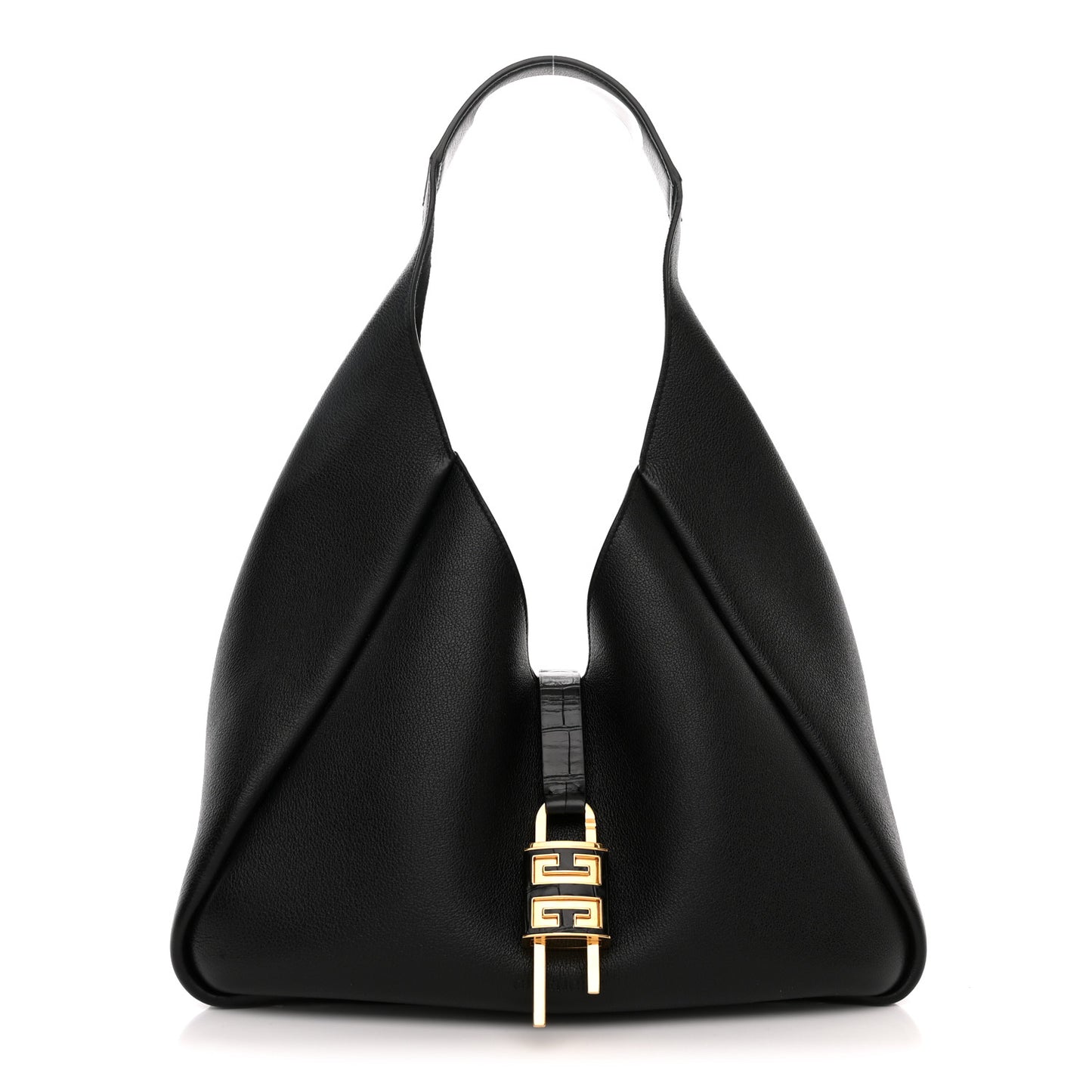 Calfskin Medium G-Lock Hobo Black