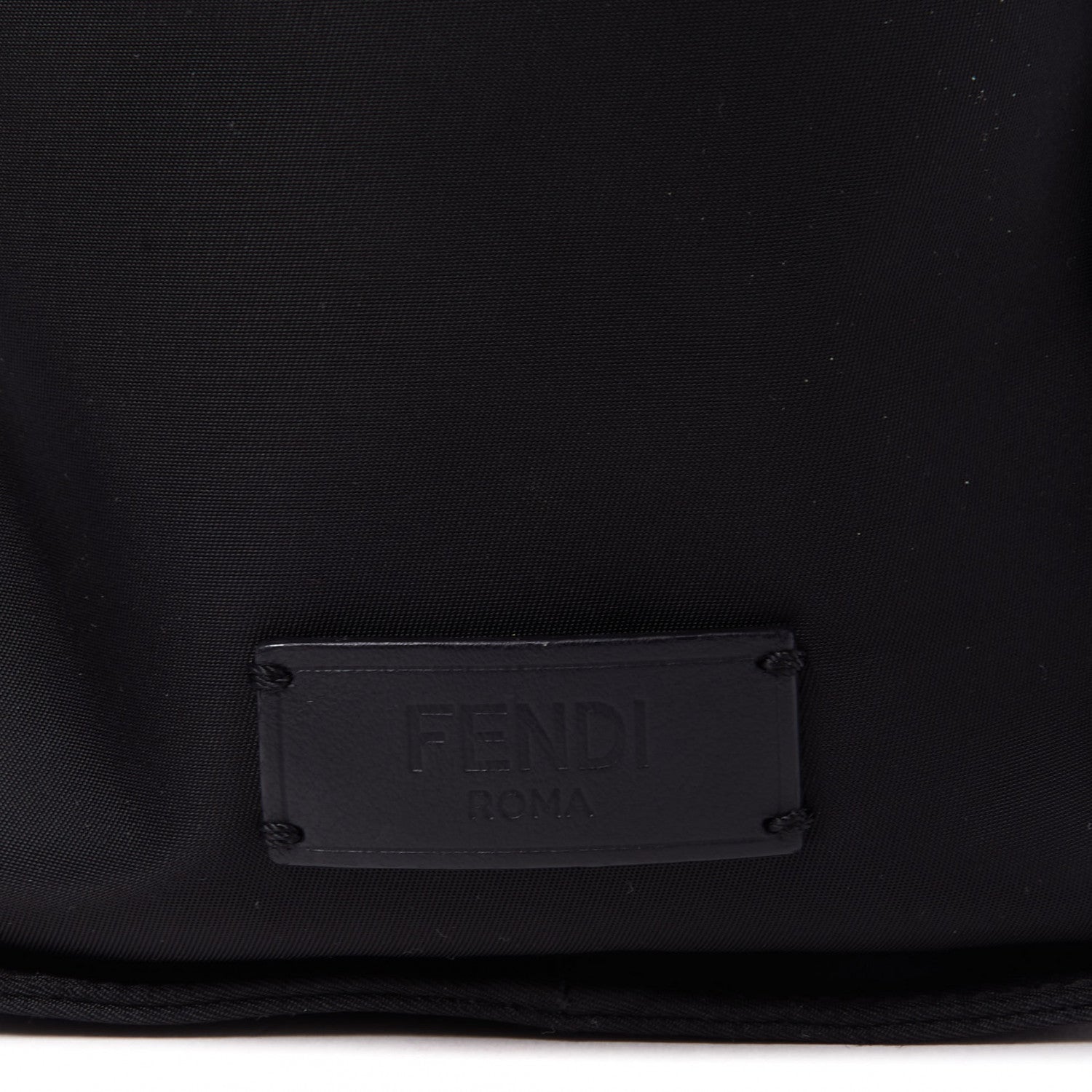Fendi Nylon Vitello Elite Monster Eyes Tote Black Yellow 6 of 10