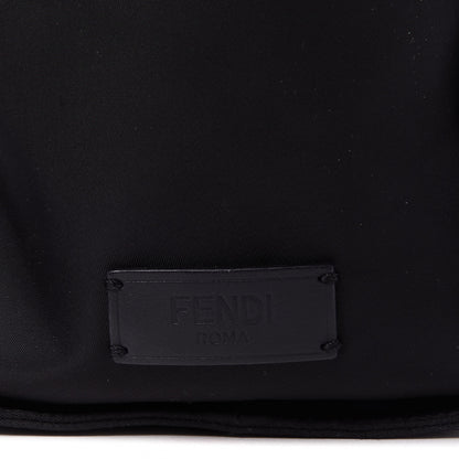 Fendi Nylon Vitello Elite Monster Eyes Tote Black Yellow 6 of 10