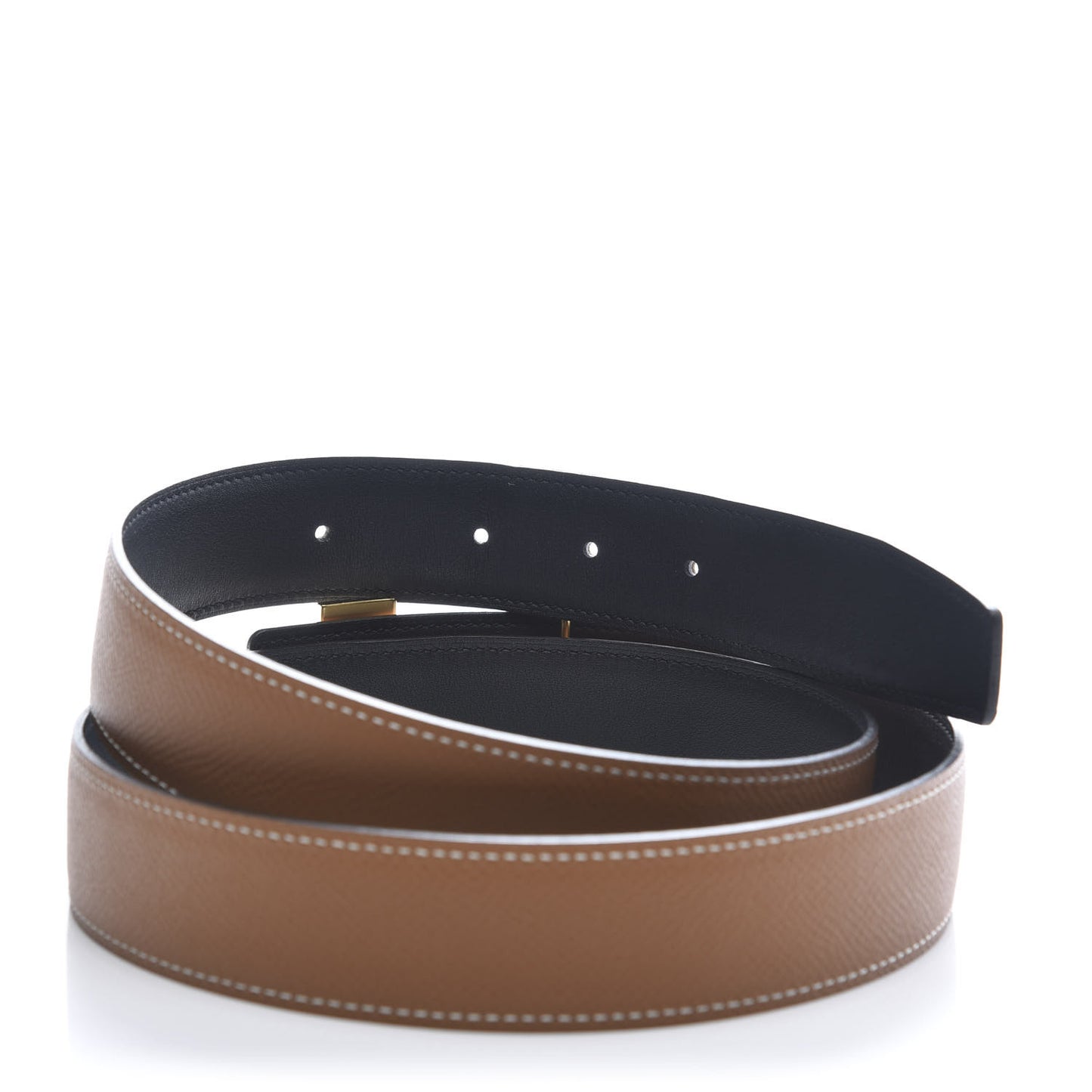 Swift Epsom 32mm H Belt 100 Black Gold