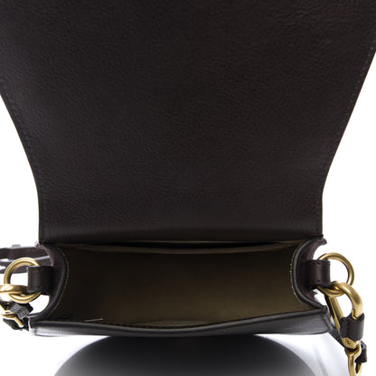 Chloe Calfskin Suede Small Nile Bracelet Bag Carbon Brown 5 of 8