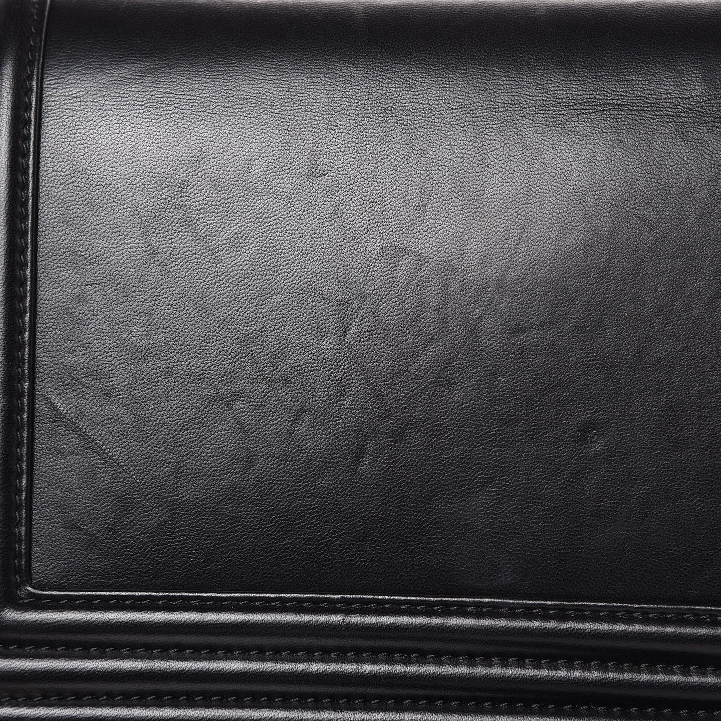 Lambskin LED Iridescent Metal Medium Boy Flap Black Multicolor