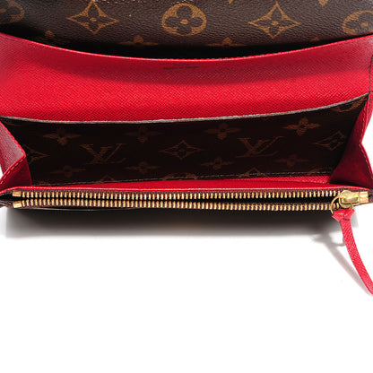 Louis Vuitton Monogram Emilie Wallet Red 7 of 7