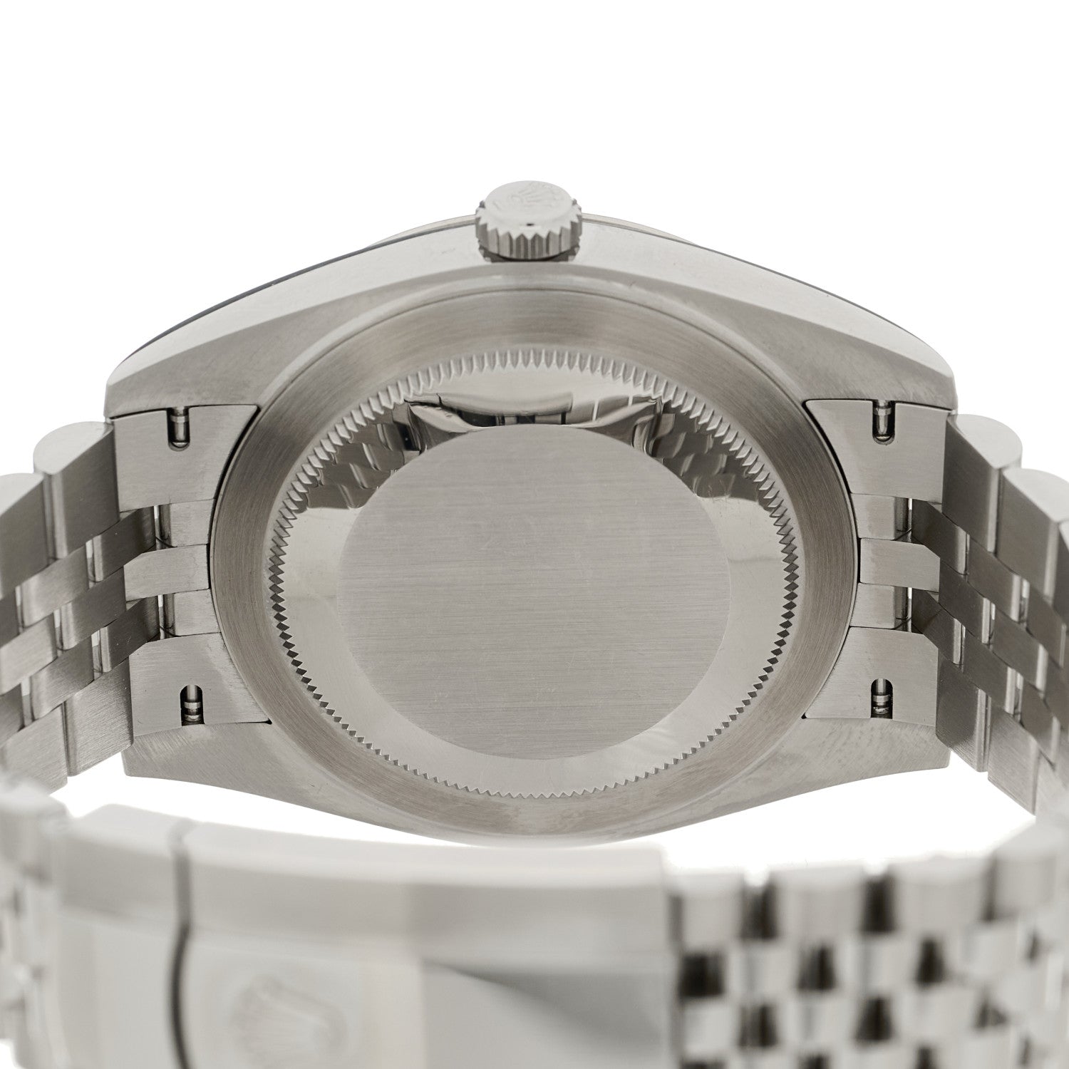 Rolex Stainless Steel 18K White Gold 41mm Oyster Perpetual Datejust Watch Bright Blue 126334 4 of 5