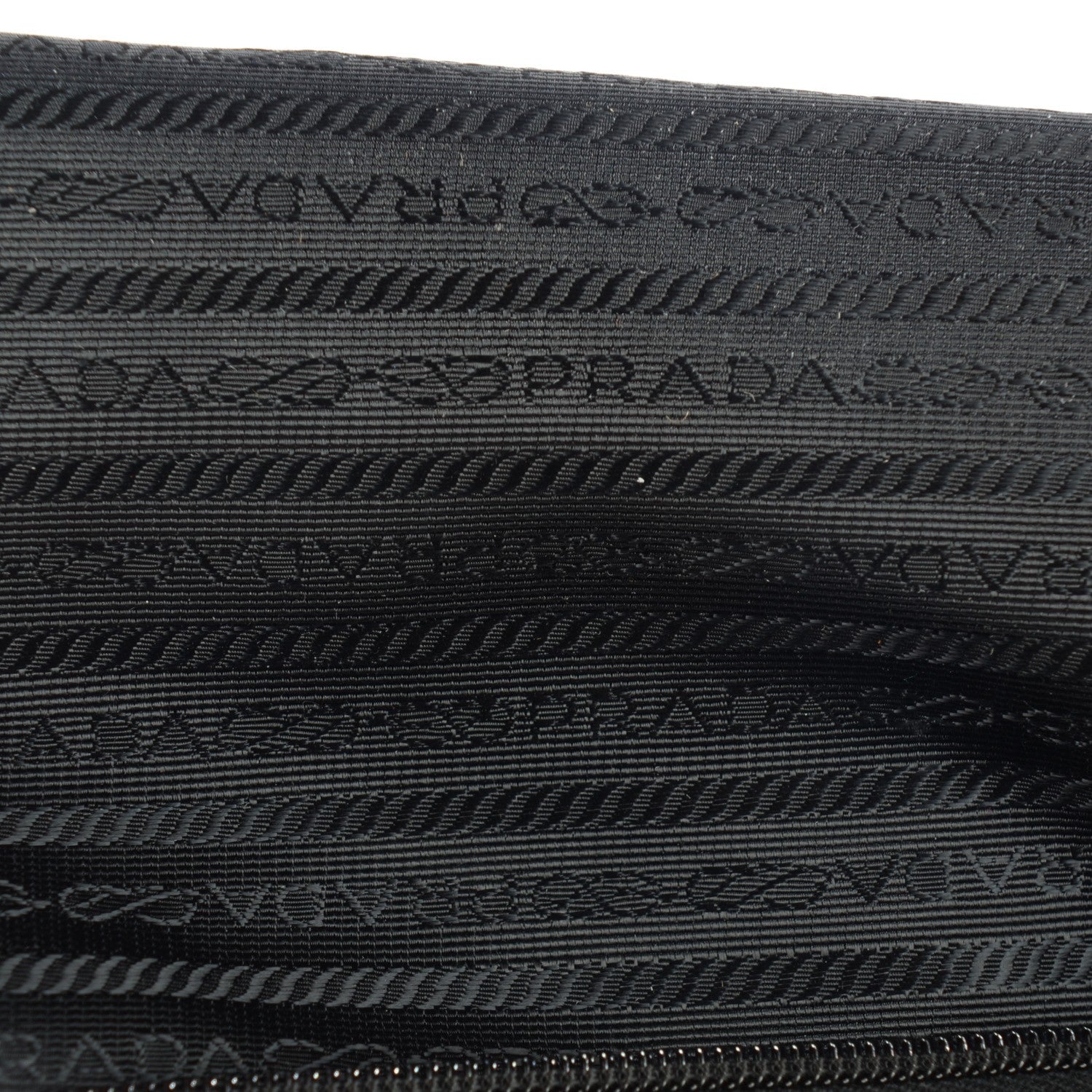 Prada Tessuto Nylon Saffiano Messenger Bag Nero Black 10 of 10