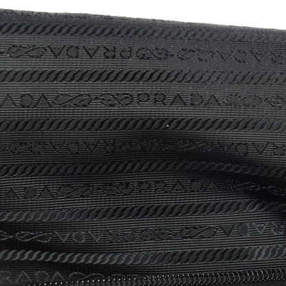 Prada Tessuto Nylon Saffiano Messenger Bag Nero Black 10 of 10