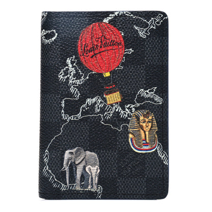 Louis Vuitton Damier Graphite World Map Pocket Organizer NM 1 of 4