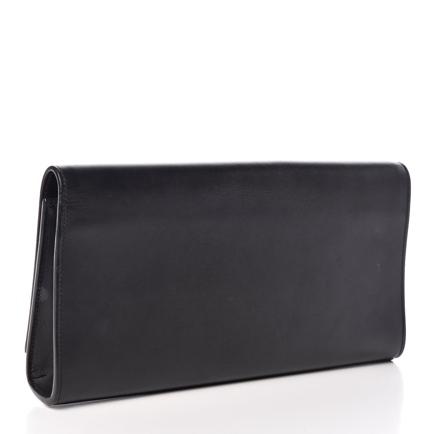 Calfskin Classic Monogram Tassel Clutch Black
