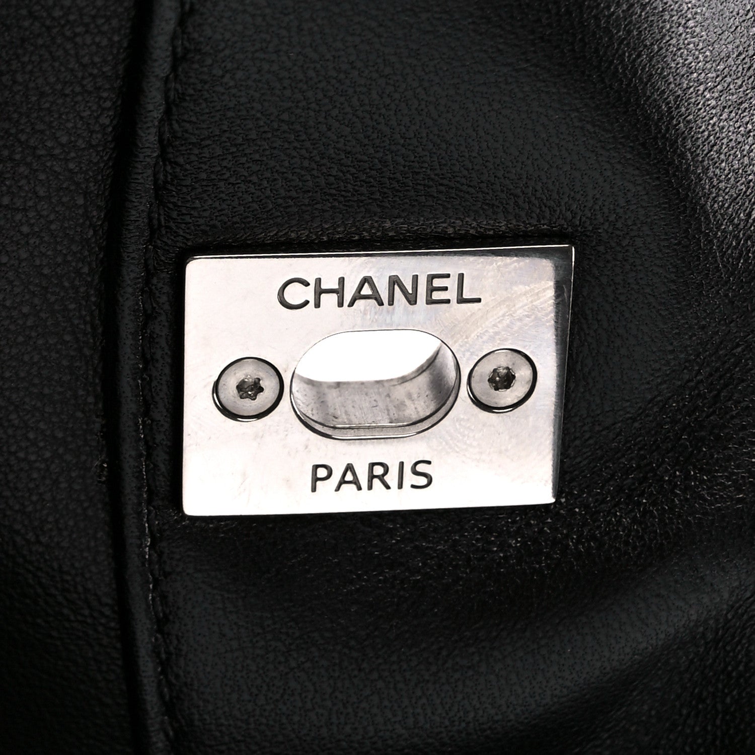 Chanel Lambskin Chain Rows Quilted Chain Hobo Black 7 of 11