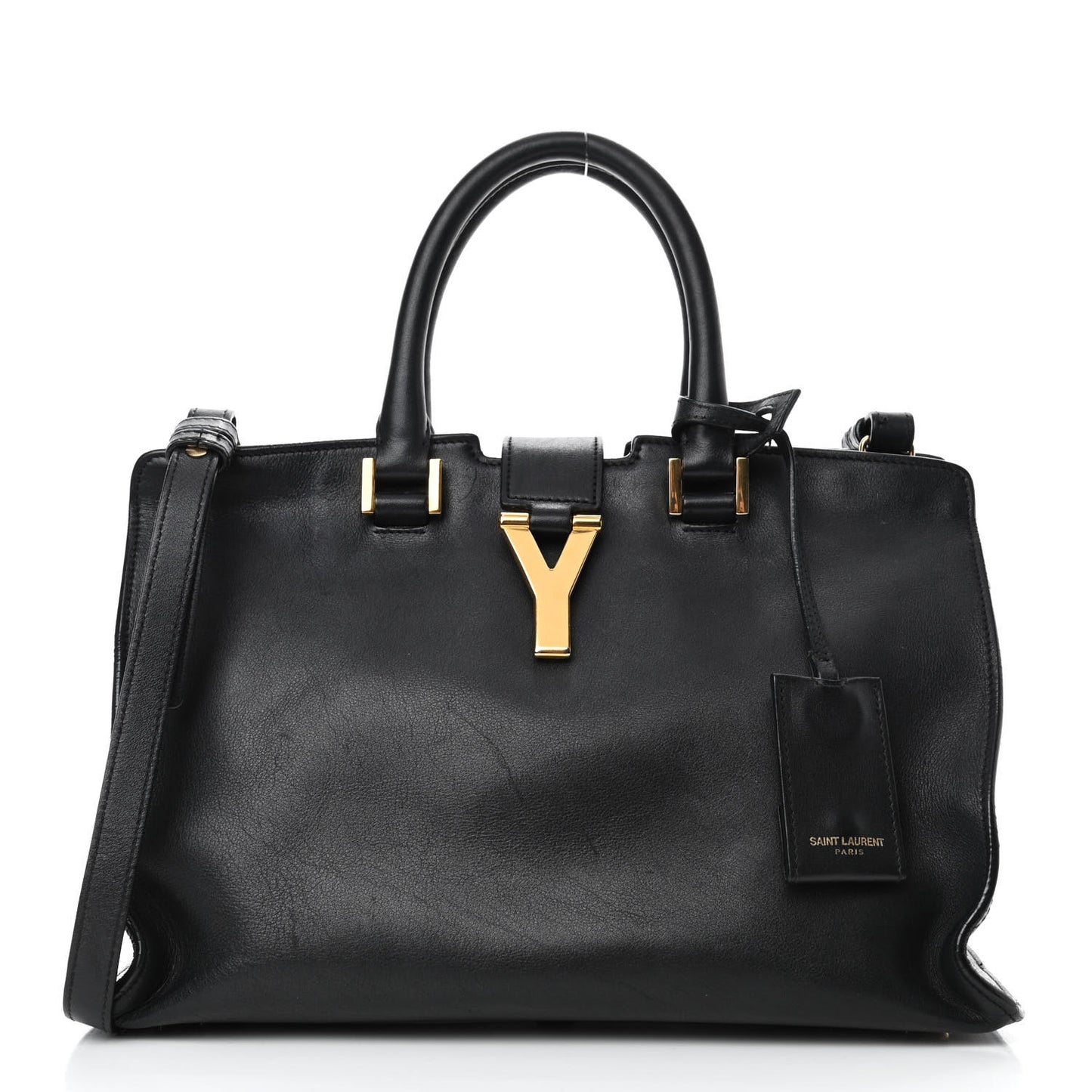 Calfskin Small Classic Y Cabas Black