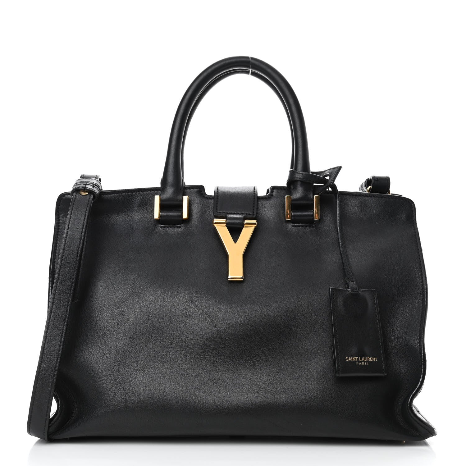 Saint Laurent Calfskin Small Classic Y Cabas Black 1 of 9