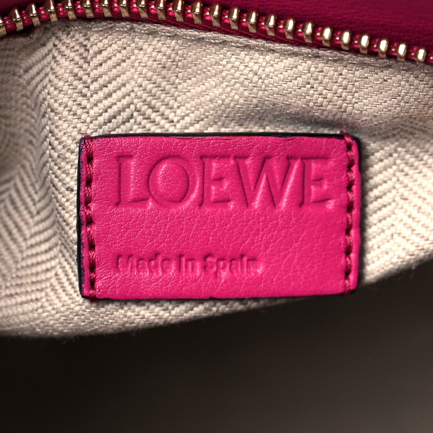 Calfskin Small Puzzle Bag Fuchsia