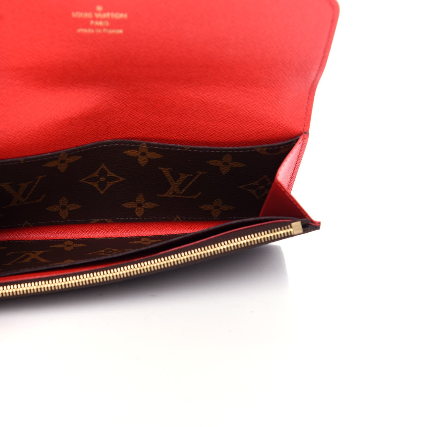 Louis Vuitton Monogram Bloom Flower Emilie Wallet Coquelicot 5 of 7