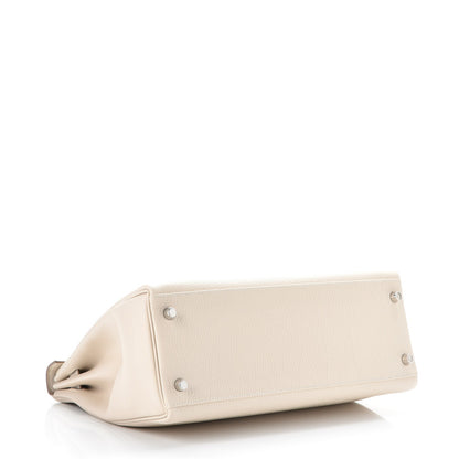 Hermes Togo Au Galop Kelly Retourne 32 Craie Rouge H Fauve Black 6 of 26