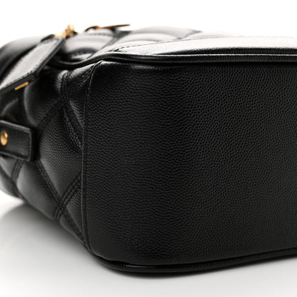 Saint Laurent Grain de Poudre Quilted 80's Vanity Bag Black 9 of 11