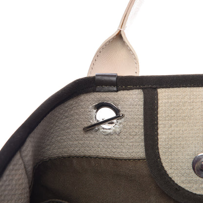 Chanel Canvas Medium Deauville Tote Beige 12 of 21