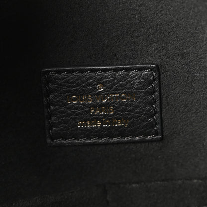 Louis Vuitton Lambskin Quilted Flowers Triangle Softy Black 6 of 9