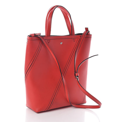 Proenza Schouler Smooth Calfskin Hex Tote Cardinal 3 of 9