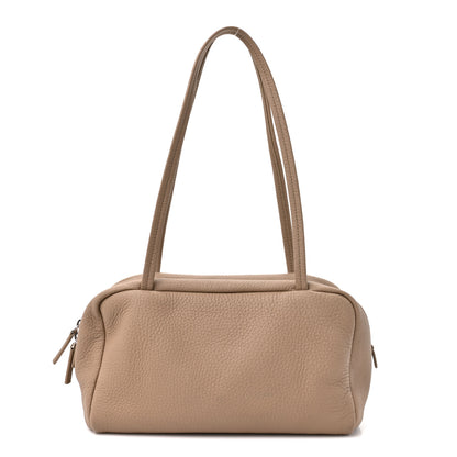 The Row Grained Calfskin Astra Bowling Bag Dark Taupe 1 of 9