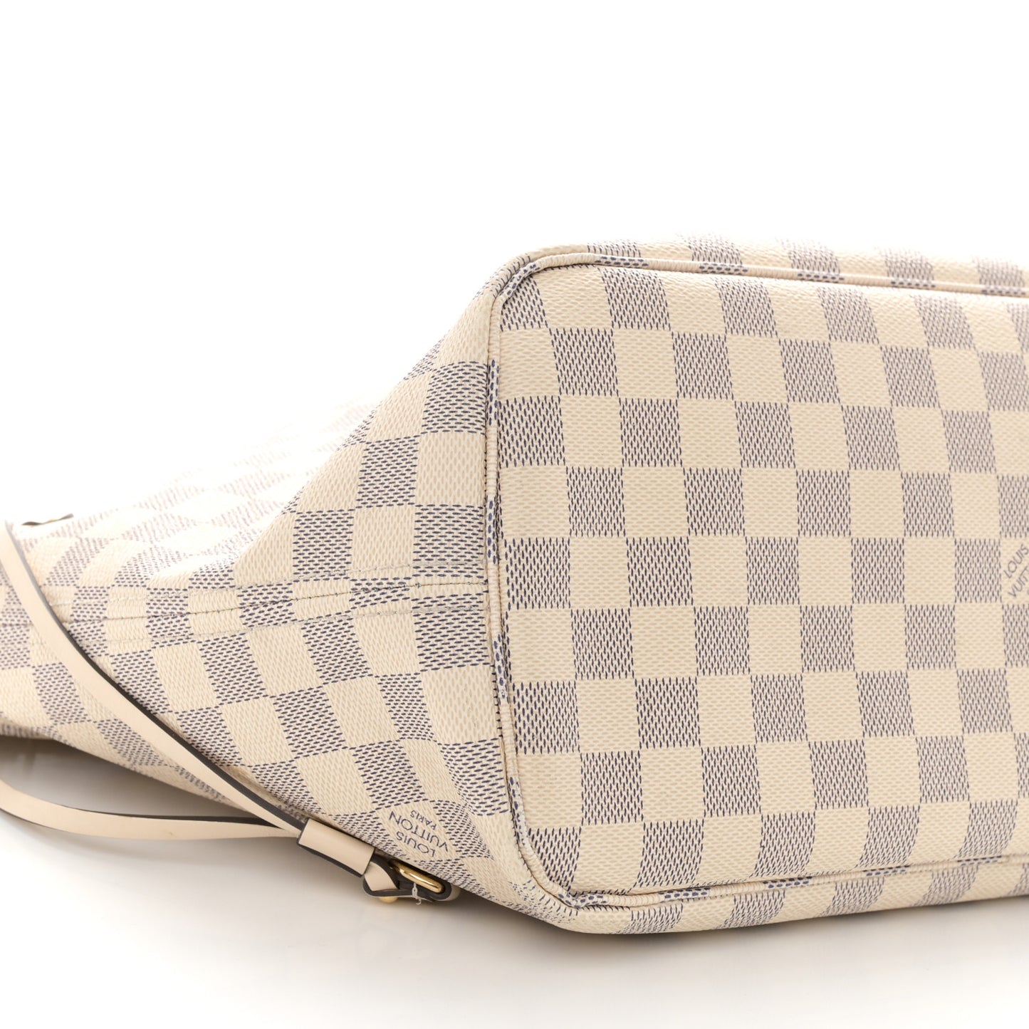 Damier Azur Braided Neverfull MM Pink