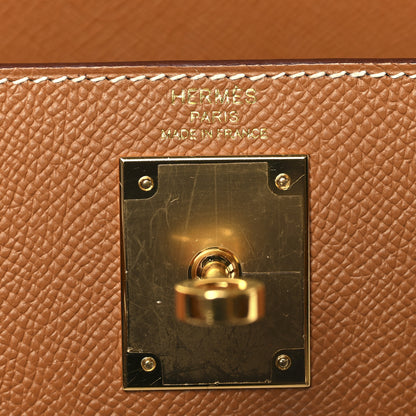 Hermes Epsom Kelly Sellier 28 Gold 6 of 12