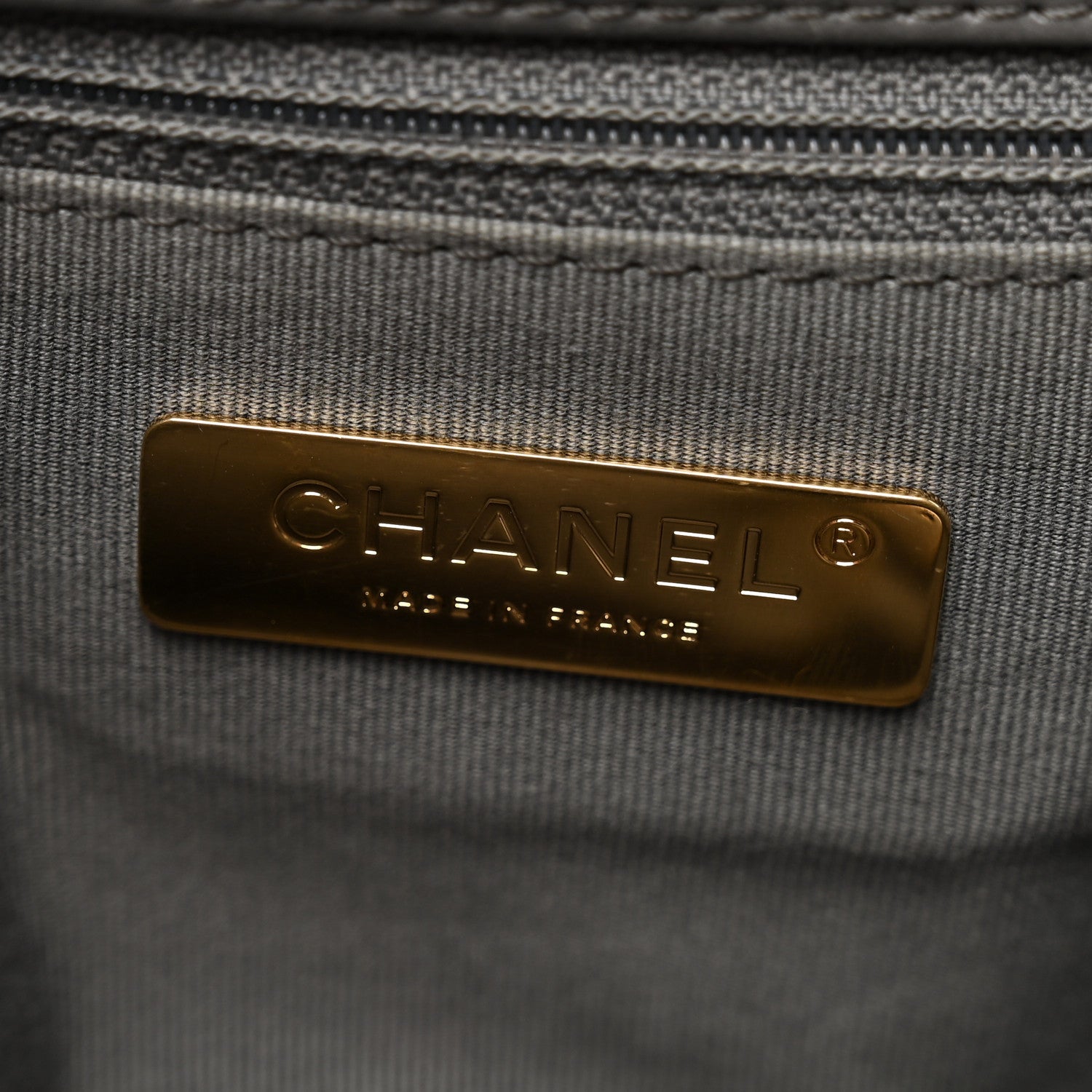 Chanel Lambskin Quilted Medium Chanel 19 Flap Dark Grey 7 of 10