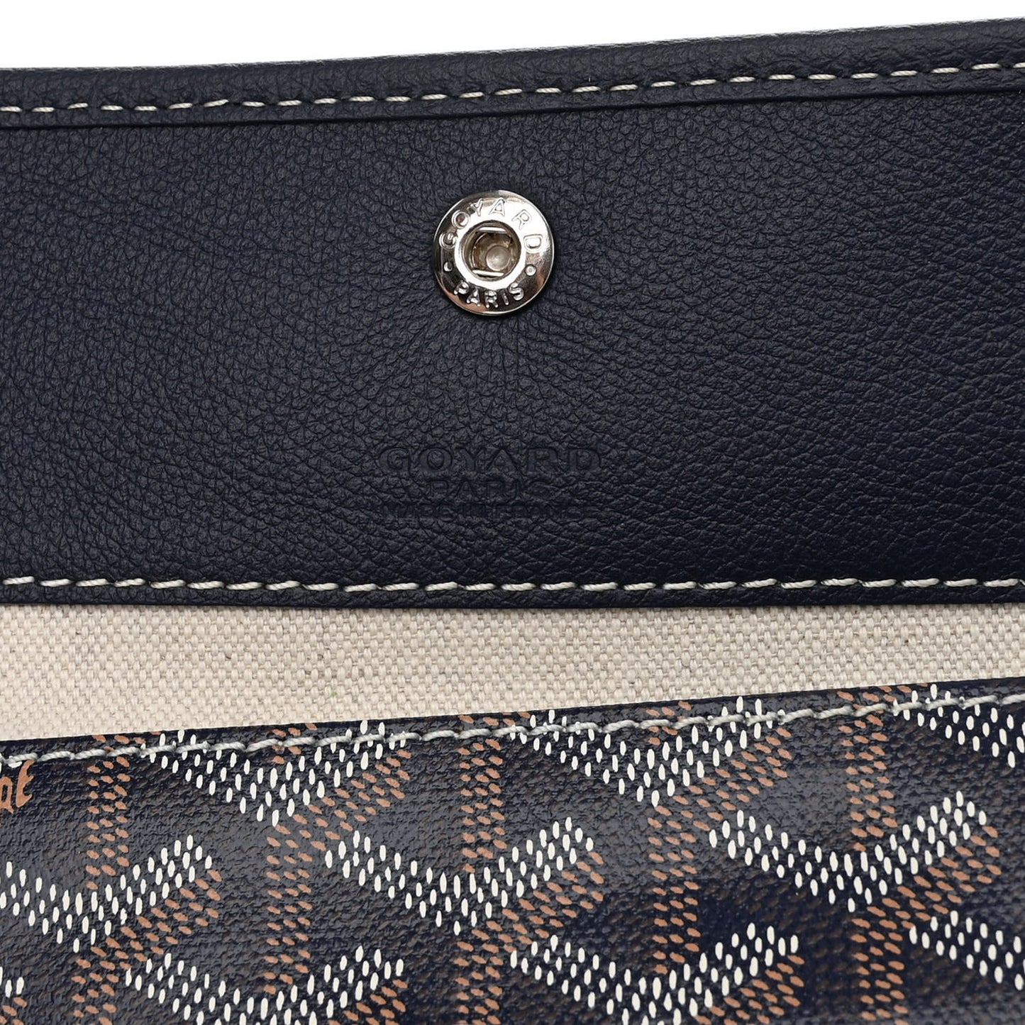 Goyardine Boheme Hobo Navy Blue