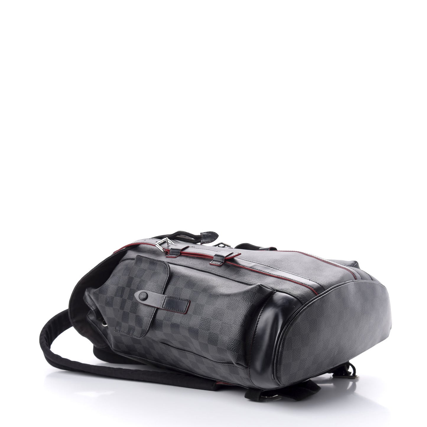 Damier Graphite Christopher PM Red