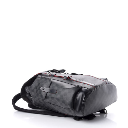 Louis Vuitton Damier Graphite Christopher PM Red 3 of 11