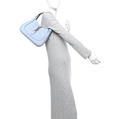Gucci Grained Calfskin Web Medium Jackie 1961 Hobo Light Blue 2 of 10