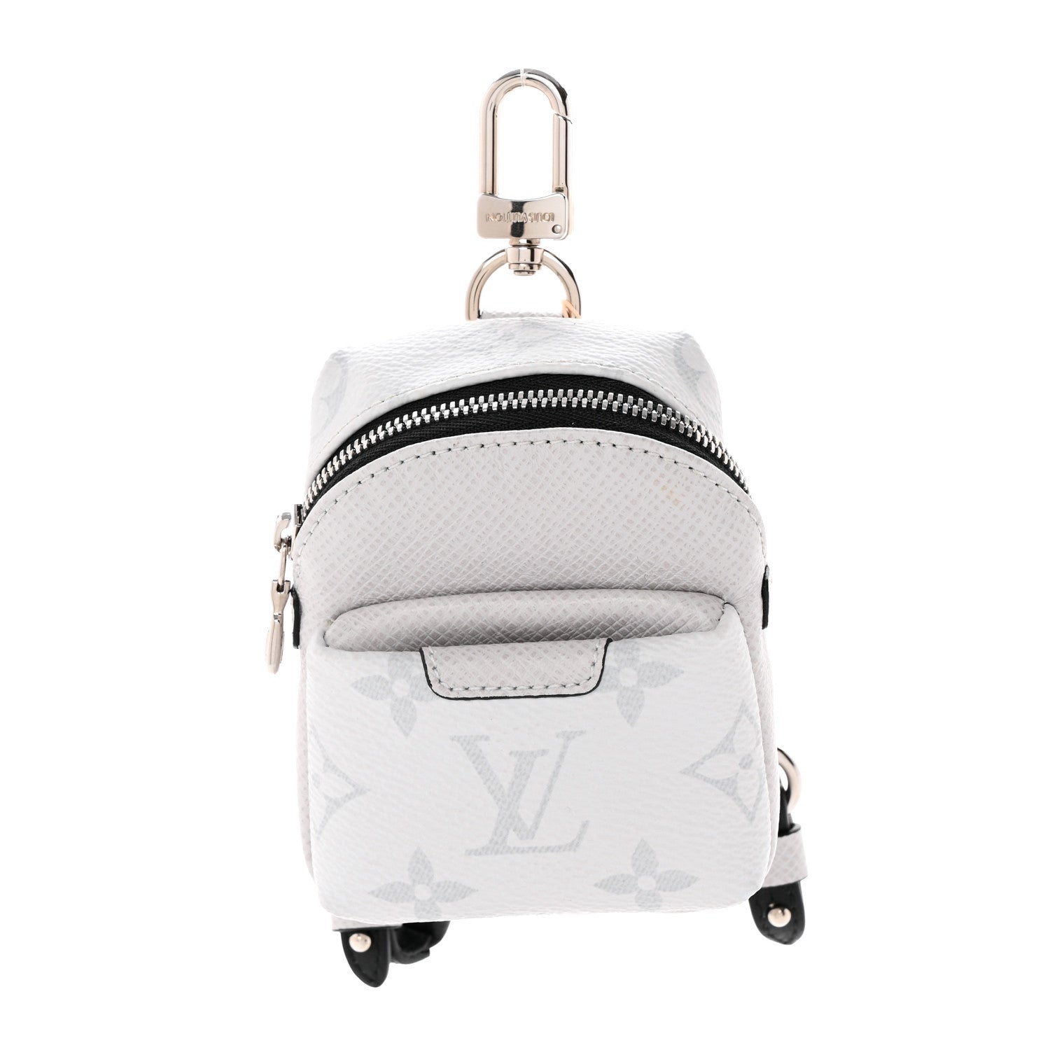 Louis Vuitton Taiga Monogram Backpack Bag Charm Antartica 1 of 5
