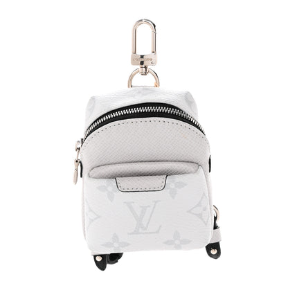 Louis Vuitton Taiga Monogram Backpack Bag Charm Antartica 1 of 5