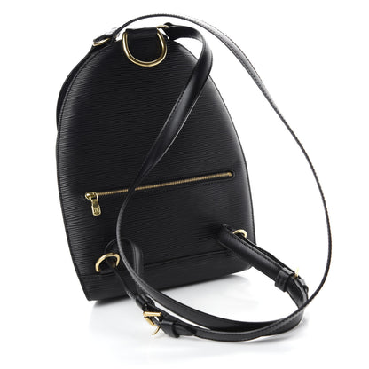 Louis Vuitton Epi Mabillon Backpack Black 3 of 9