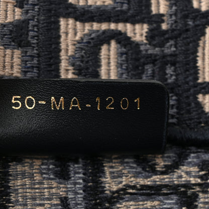 Christian Dior Oblique Medium Book Tote Blue Multicolor 7 of 11