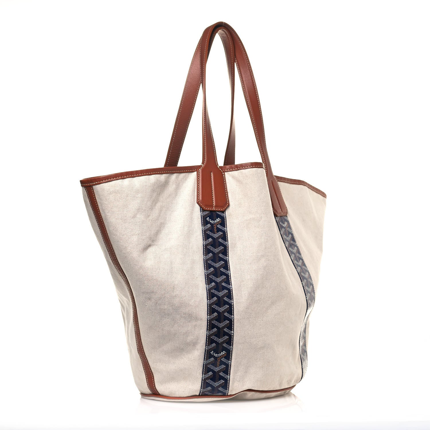 Goyard Goyardine Reversible Belharra Navy Gold 8 of 15