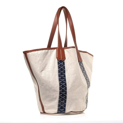 Goyard Goyardine Reversible Belharra Navy Gold 8 of 15