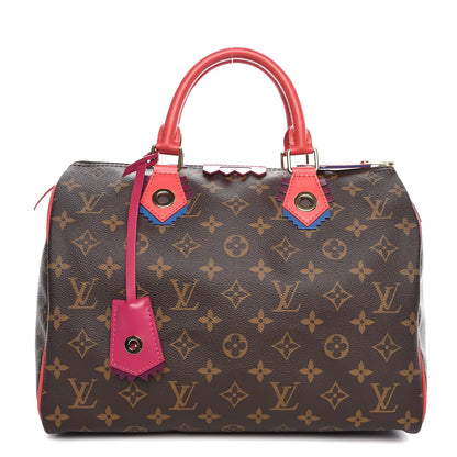 Louis Vuitton Monogram Totem Speedy 30 Flamingo 1 of 6