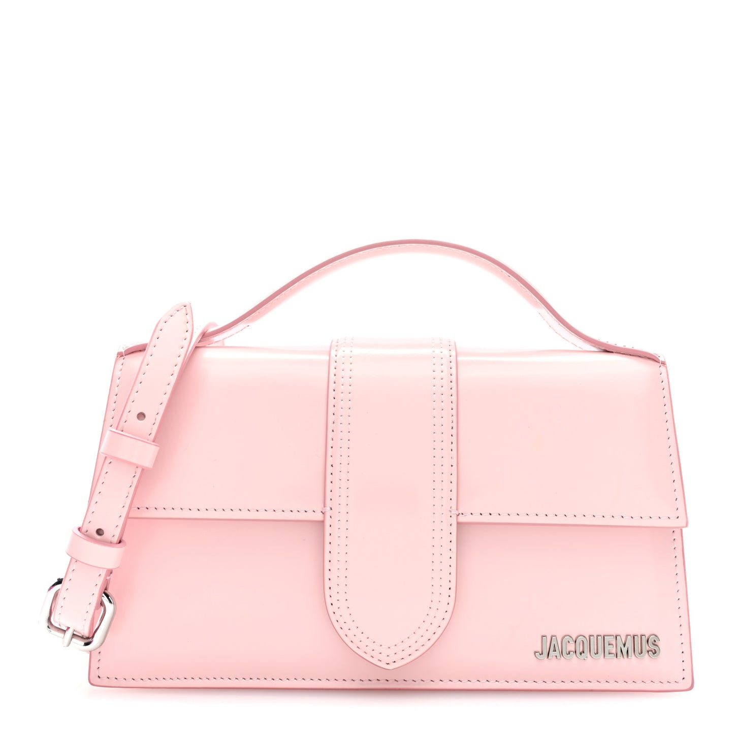 Glazed Calfskin Le Grand Bambino Pale Pink