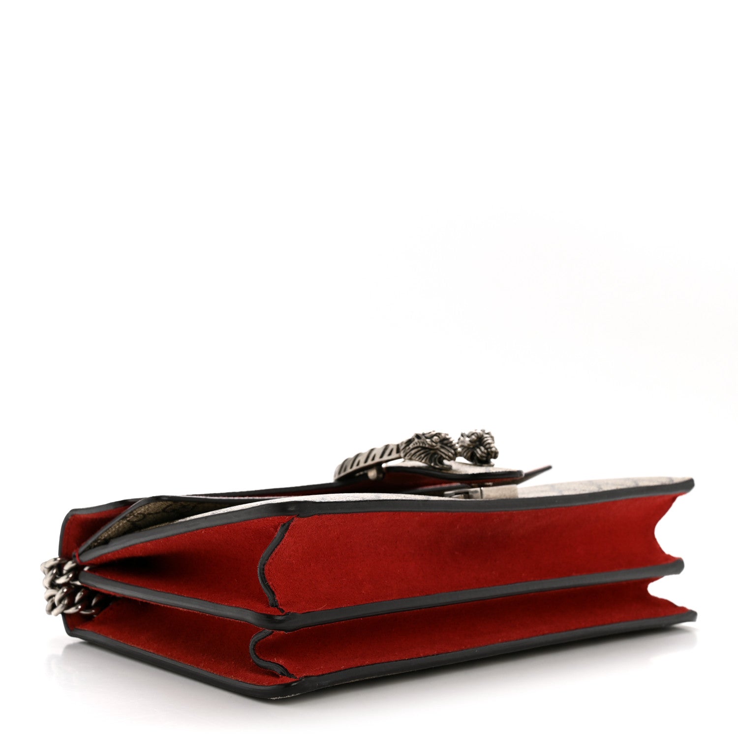 Gucci GG Supreme Monogram Small Dionysus Shoulder Bag Red 4 of 13