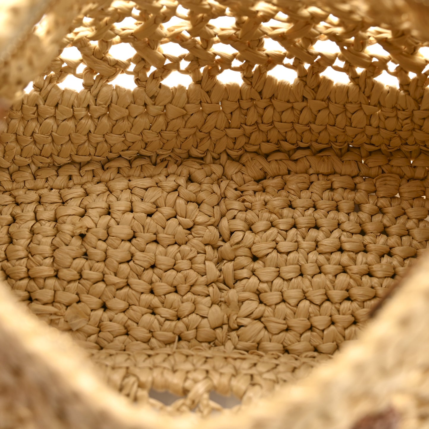 Fabric Crochet Wander Hobo Beige Khaki