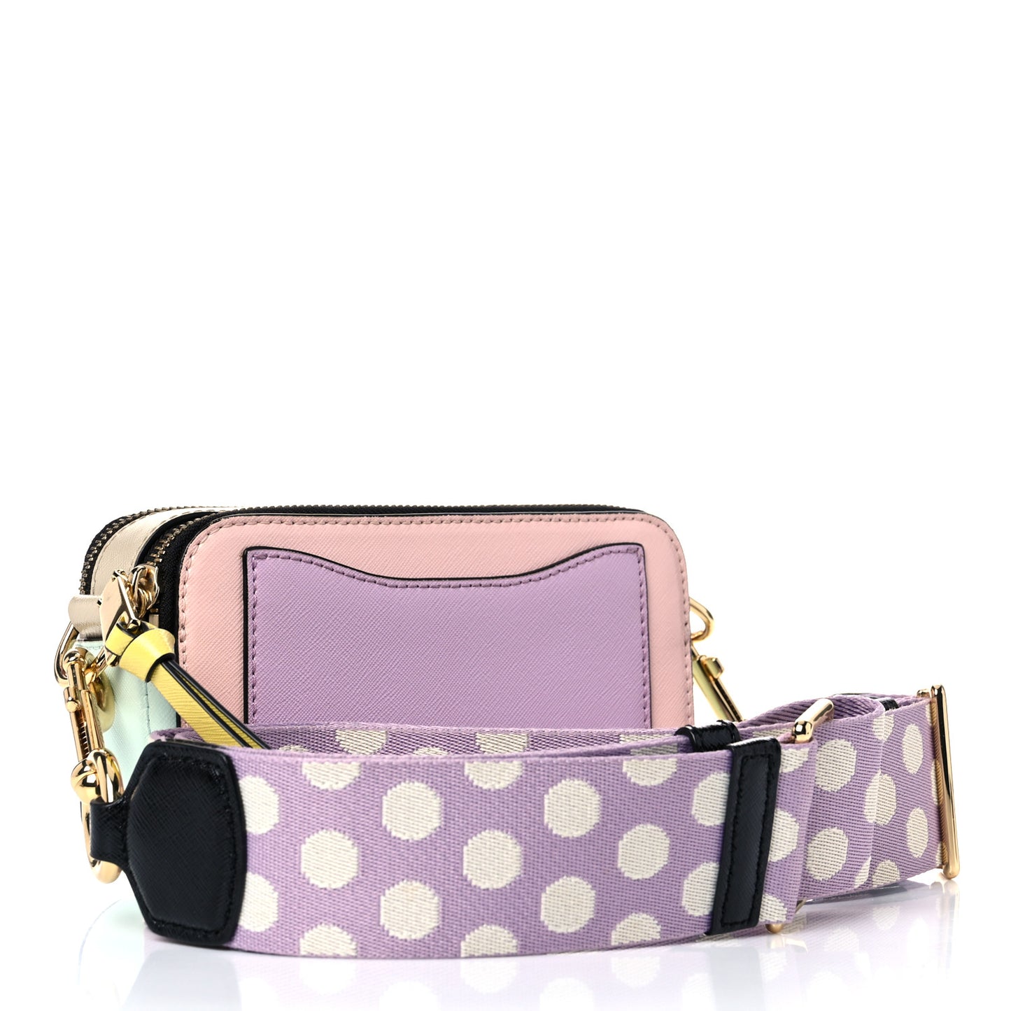 Saffiano Small Snapshot Camera Bag Multicolor