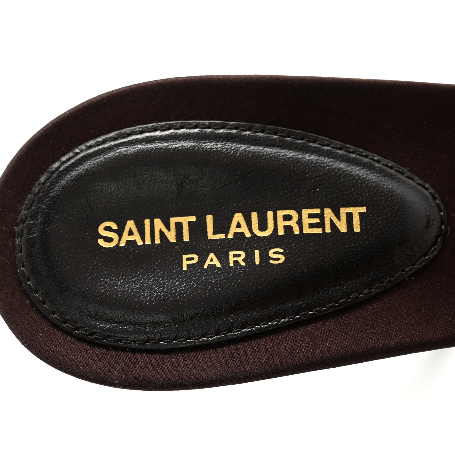 Saint Laurent Faux Fur La 16 Mule Sandals 38.5 Burgundy 6 of 8