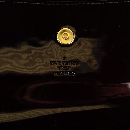Louis Vuitton Patent Sobe Clutch Amarante 6 of 7