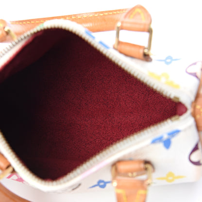 Louis Vuitton Monogram Multicolor Mini Sac HL Speedy White 4 of 9
