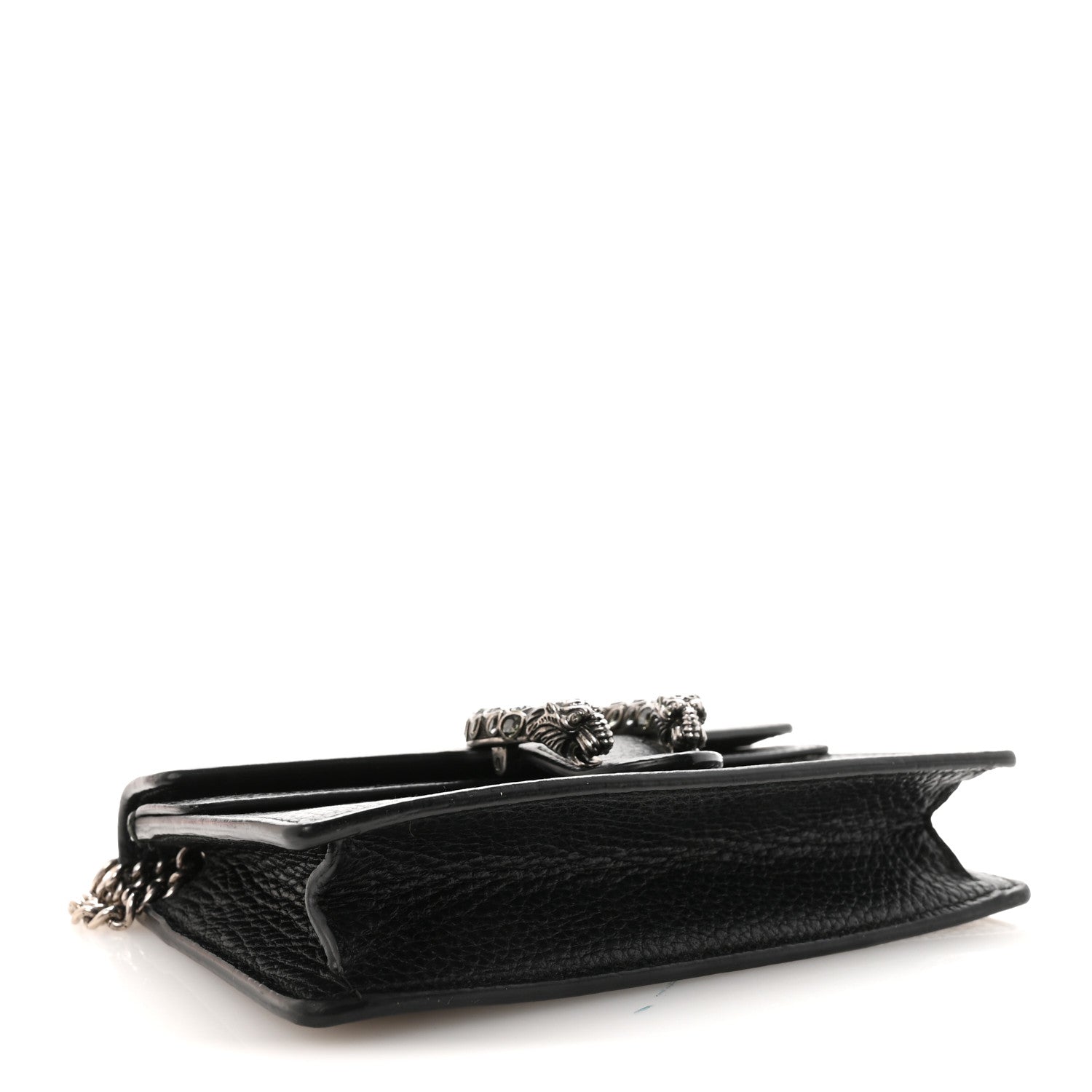 Gucci Calfskin Super Mini Dionysus Shoulder Bag Black 4 of 9