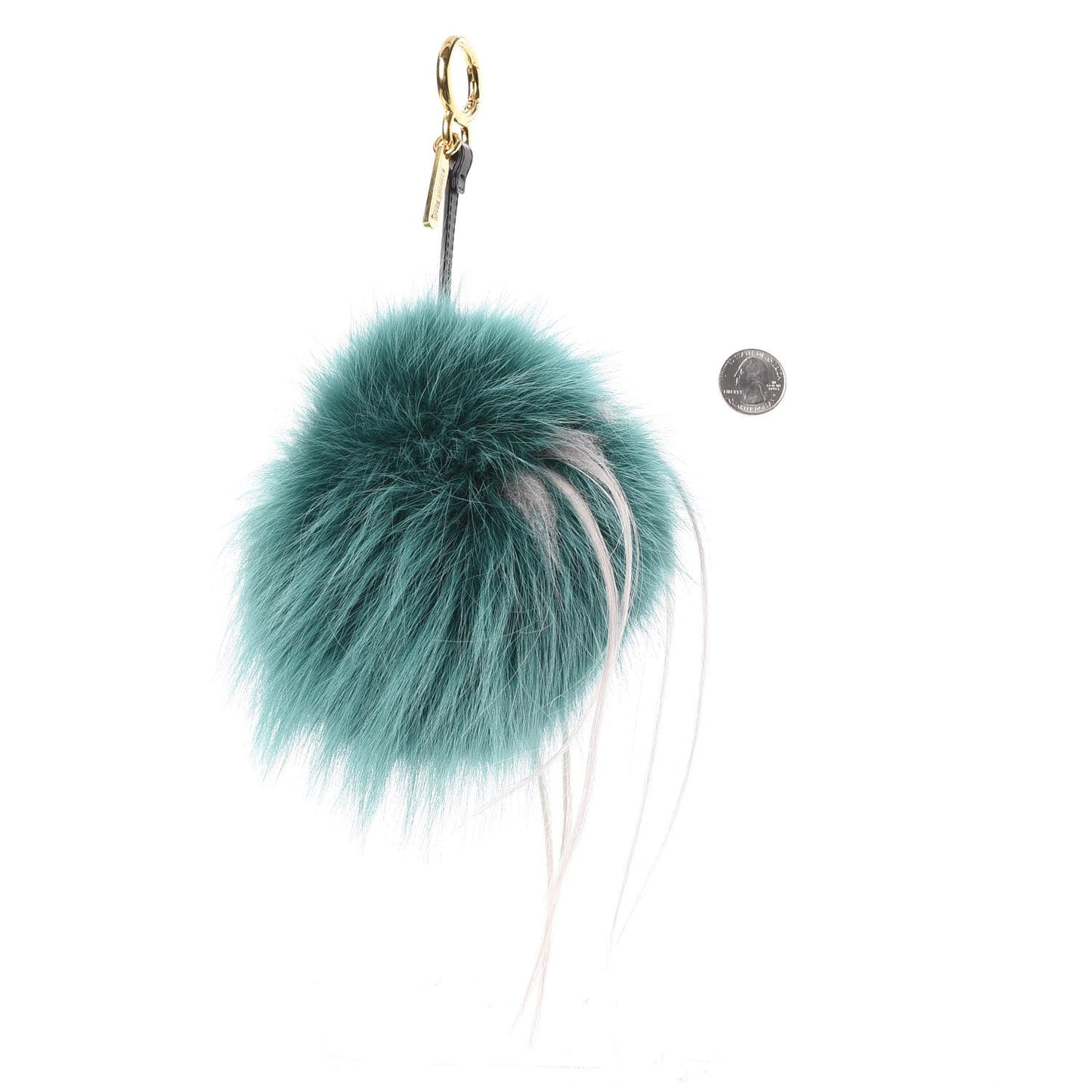 Fox Rabbit Goat Mink Fur Vitello Flamingo Minty Monster Bag Bug Charm Green Apple Multicolor