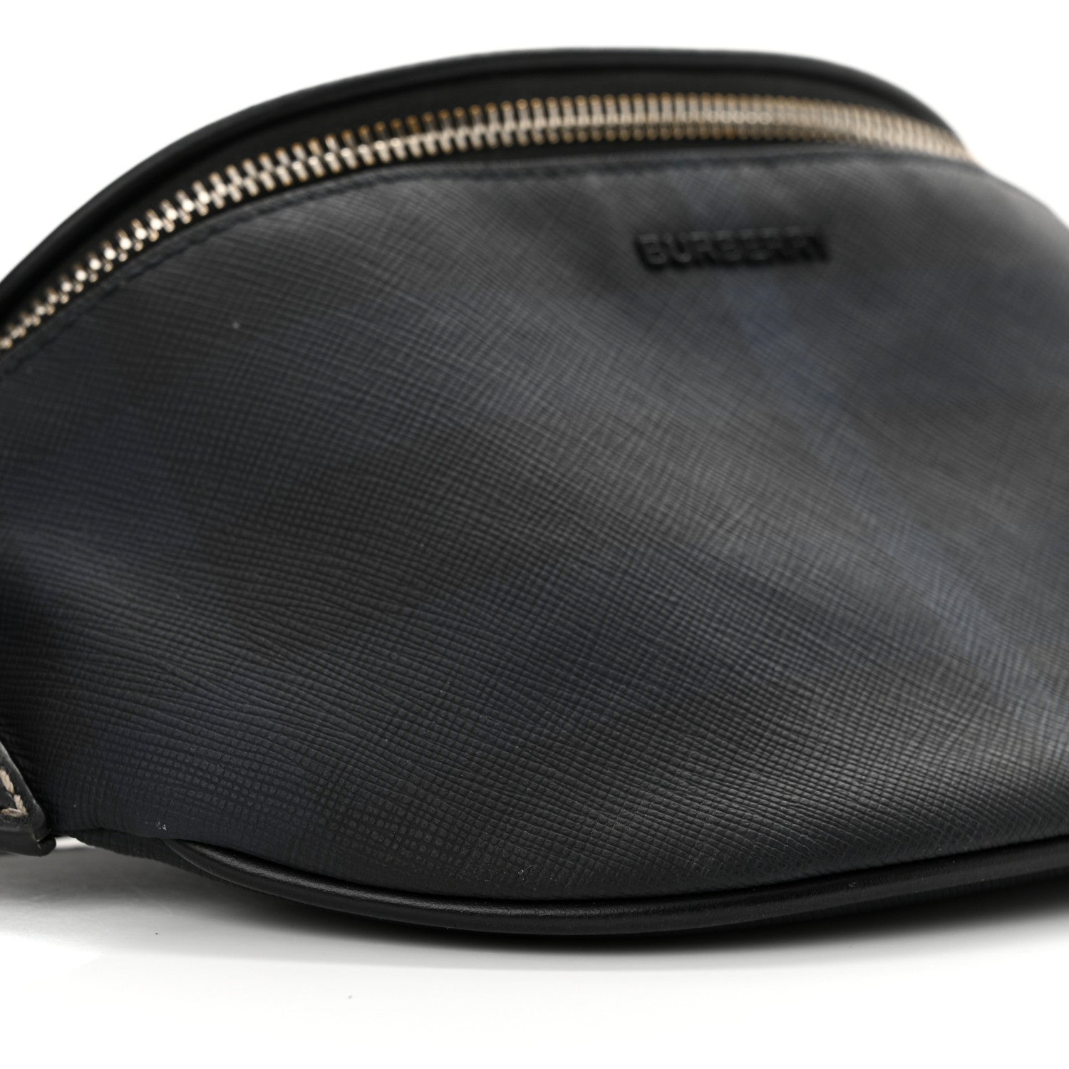 Burberry E-canvas Check Cason Mini Bum Bag Navy Blue 9 of 13