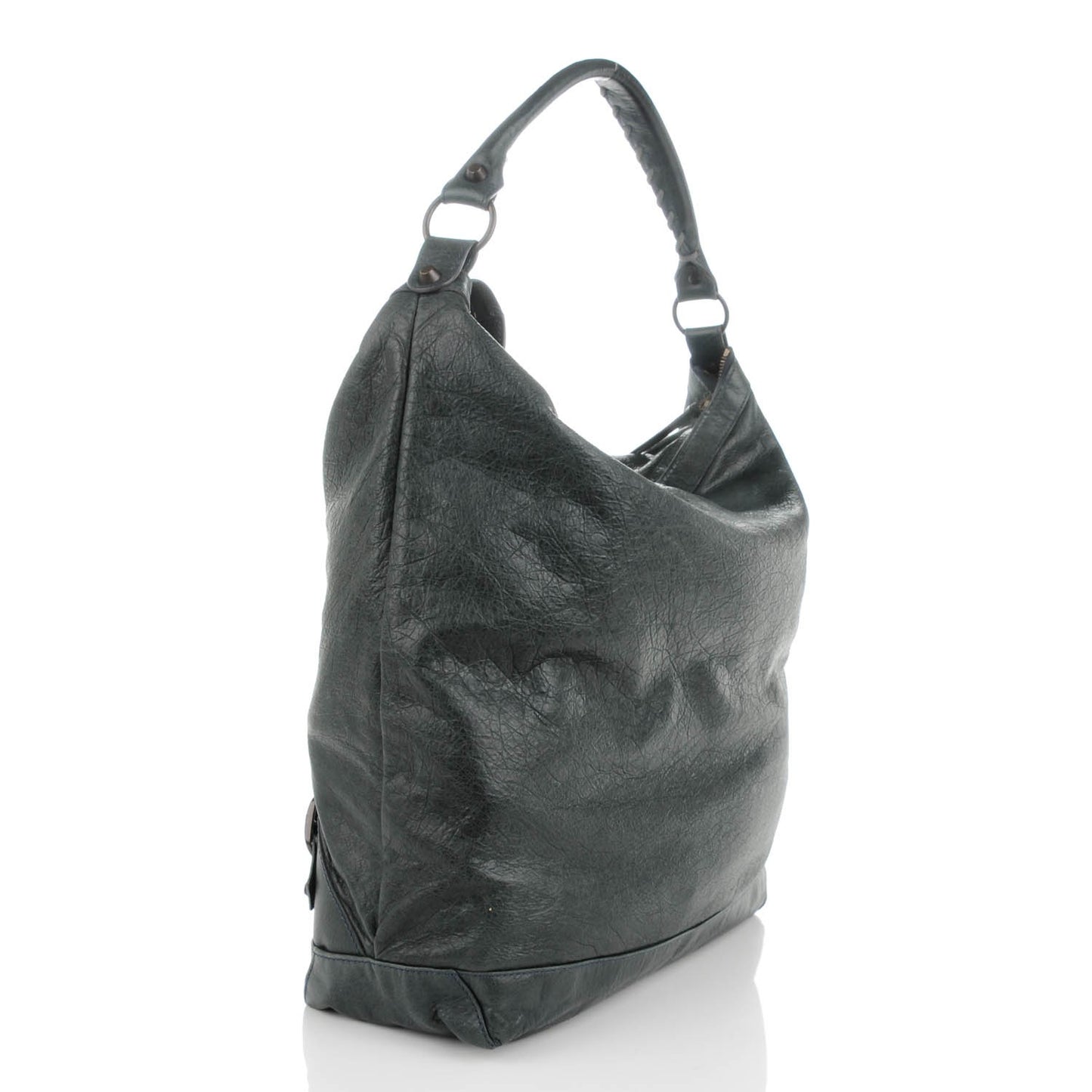 Agneau Classic Hardware Day Hobo Anthracite